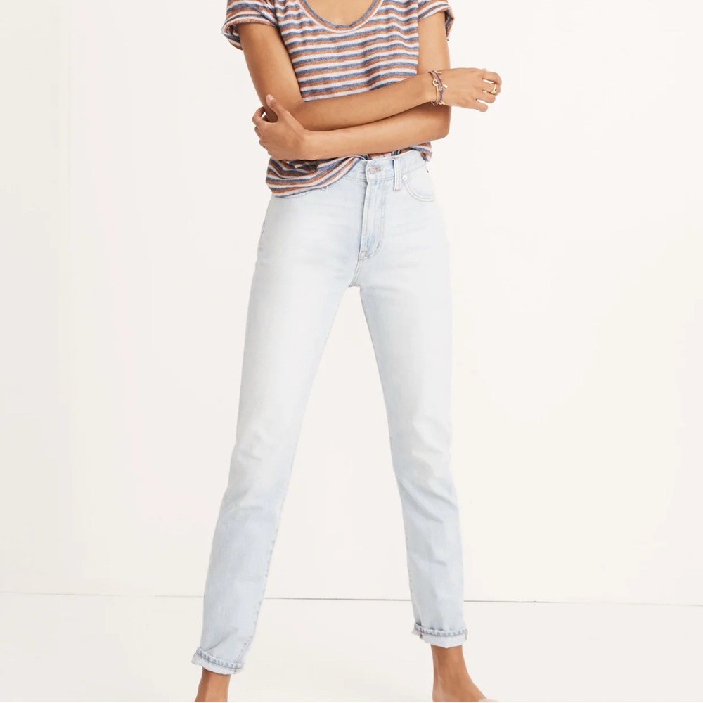 Madewell The Petite Perfect Vintage Jean In Fitzgerald Wash Size 34 NWT